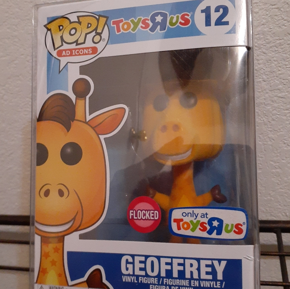 Toys R Us Geoffrey the giraffe flocked 12